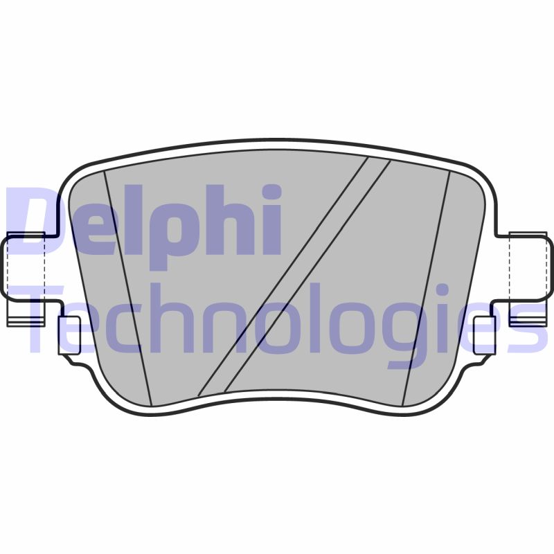 Set placute frana,frana disc LP2709 DELPHI