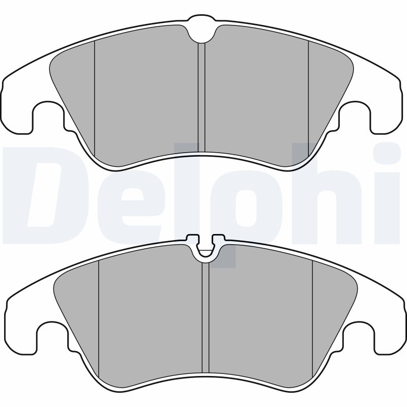 set placute frana,frana disc LP2715 DELPHI