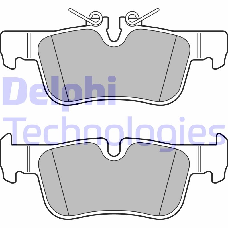 Set placute frana,frana disc LP2719 DELPHI