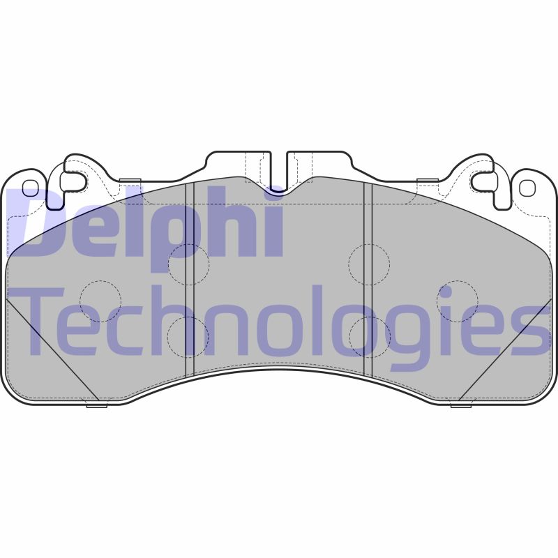 Set placute frana,frana disc LP2760 DELPHI