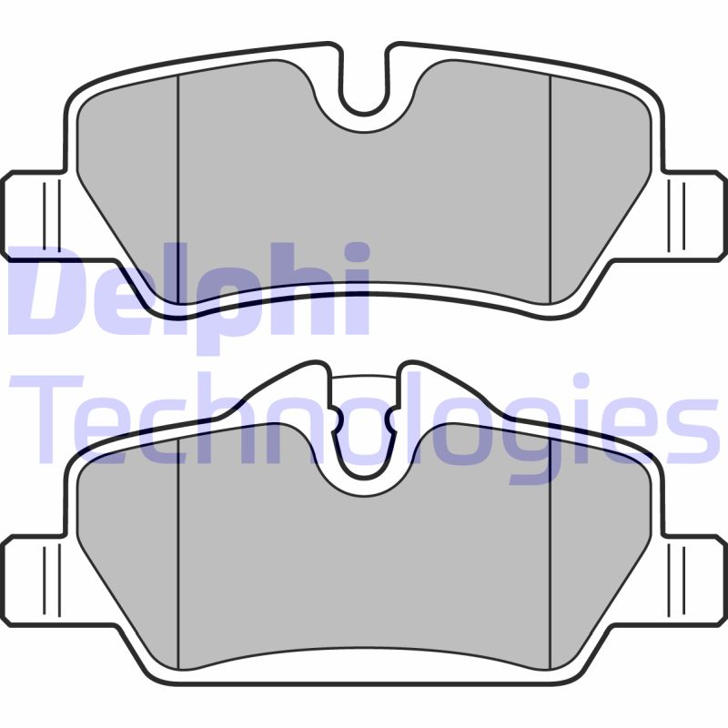 Set placute frana,frana disc LP2762 DELPHI