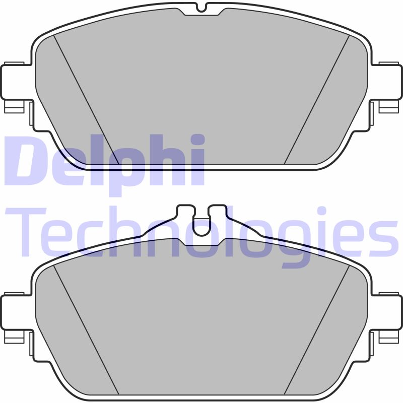 Set placute frana,frana disc LP2764 DELPHI