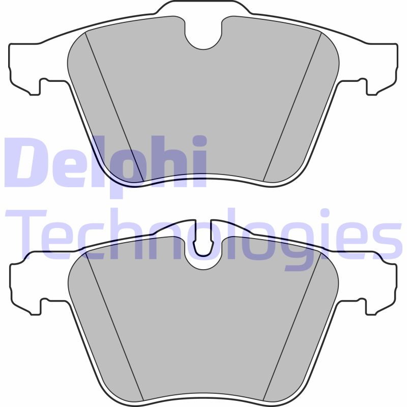 Set placute frana,frana disc LP2766 DELPHI