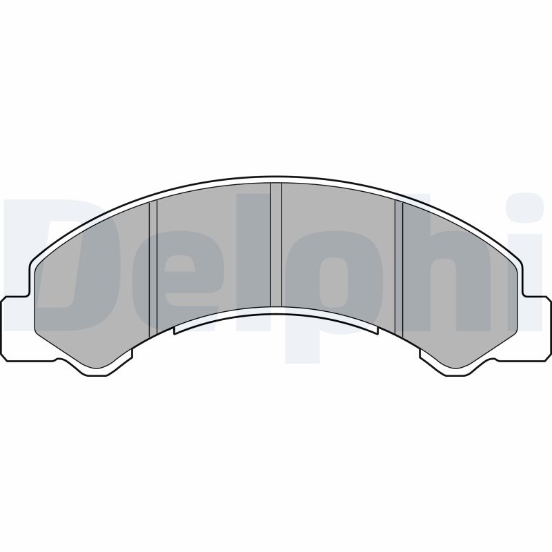 set placute frana,frana disc LP2769 DELPHI
