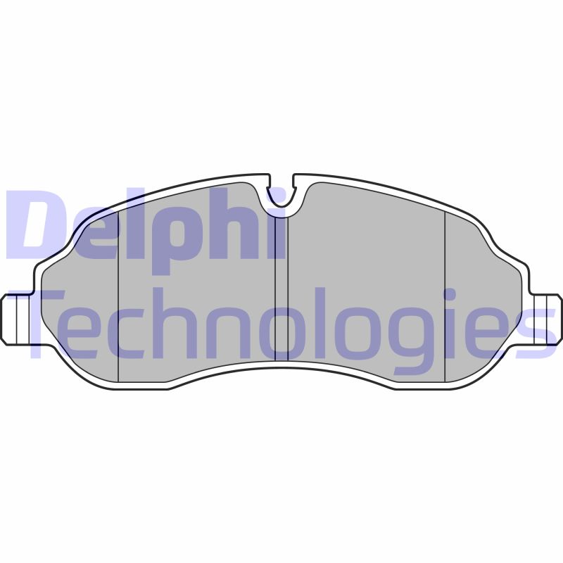 Set placute frana,frana disc LP3136 DELPHI