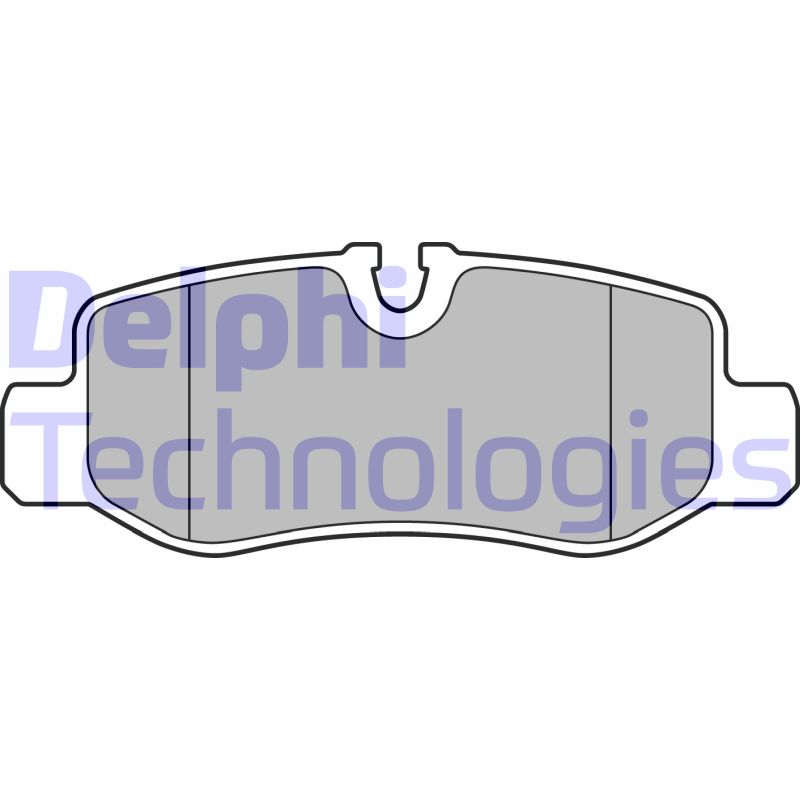 Set placute frana,frana disc LP3139 DELPHI