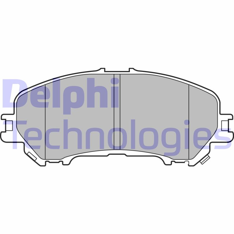 Set placute frana,frana disc LP3144 DELPHI