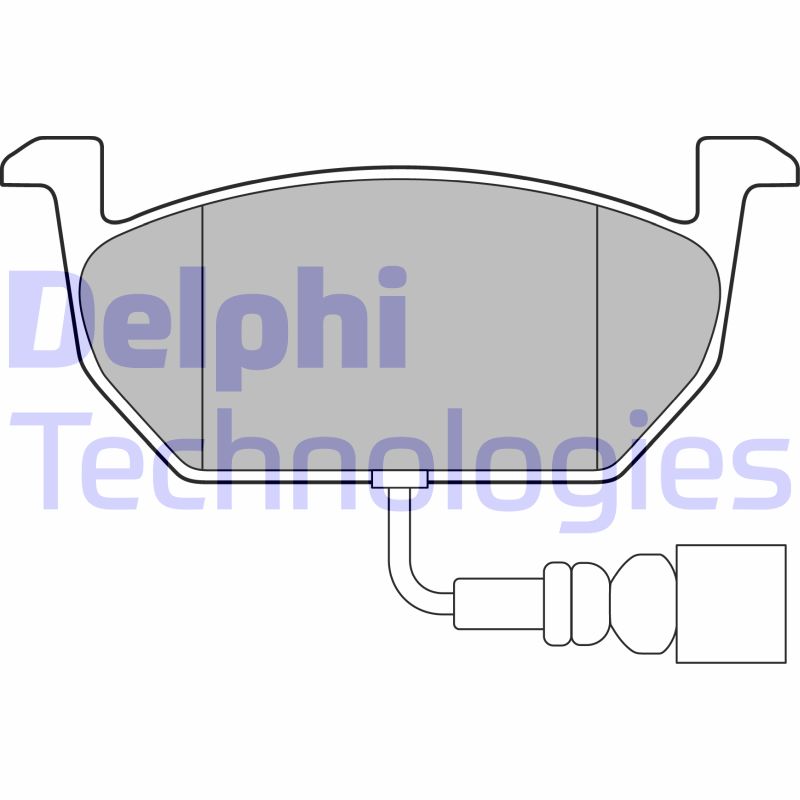 Set placute frana,frana disc LP3146 DELPHI