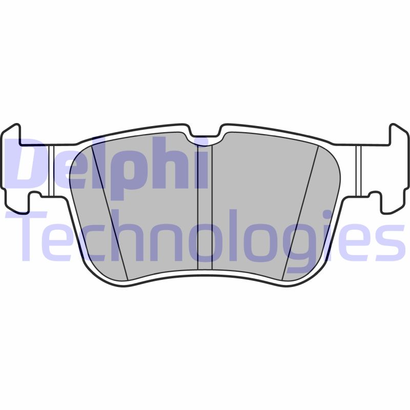 Set placute frana,frana disc LP3151 DELPHI