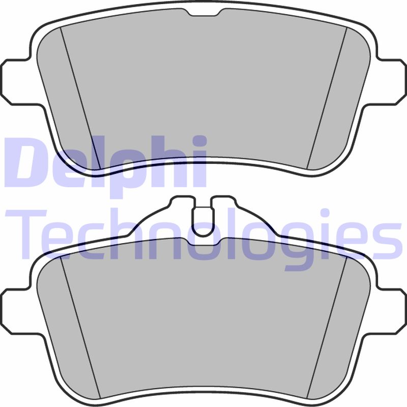 Set placute frana,frana disc LP3159 DELPHI