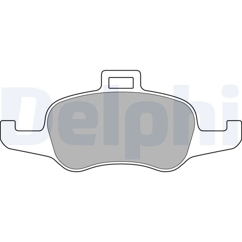 set placute frana,frana disc LP3168 DELPHI