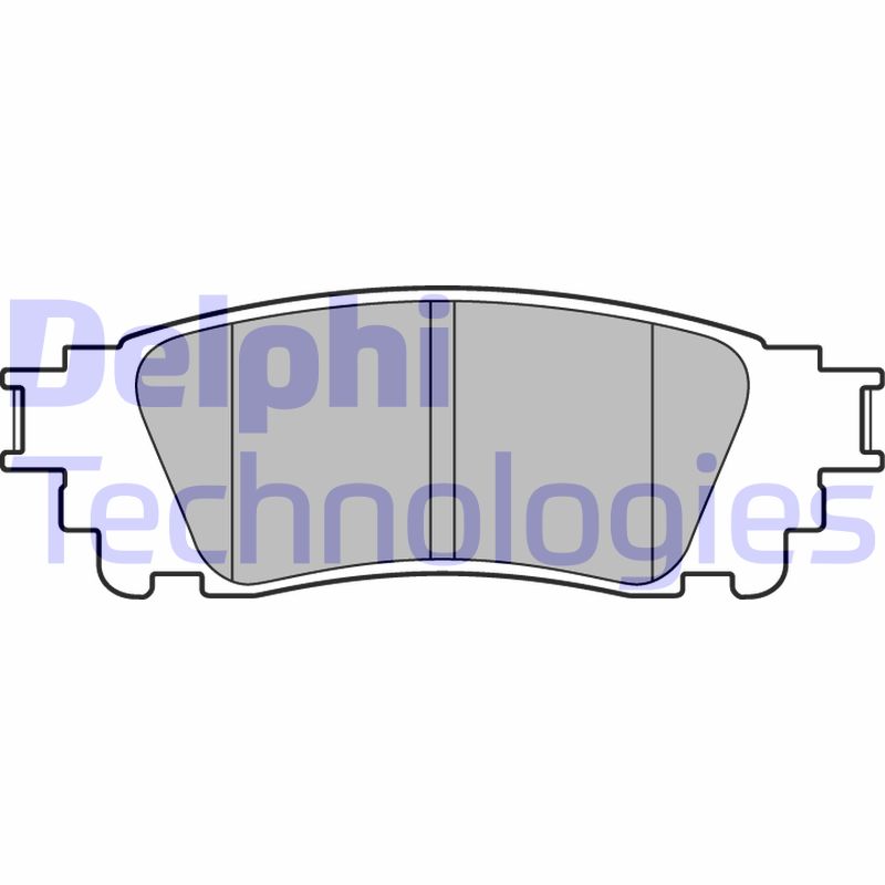 Set placute frana,frana disc LP3171 DELPHI