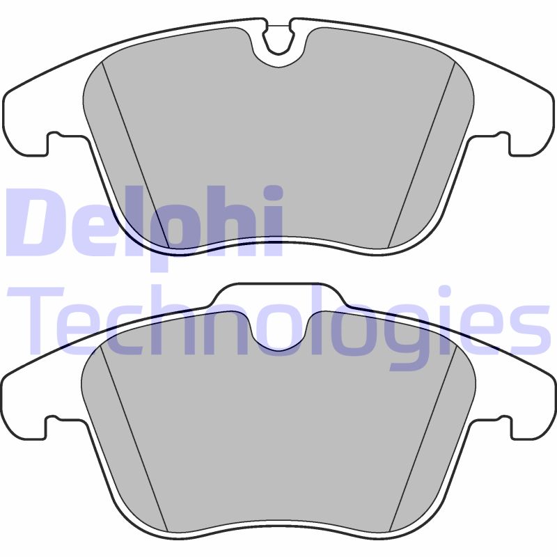 Set placute frana,frana disc LP3180 DELPHI