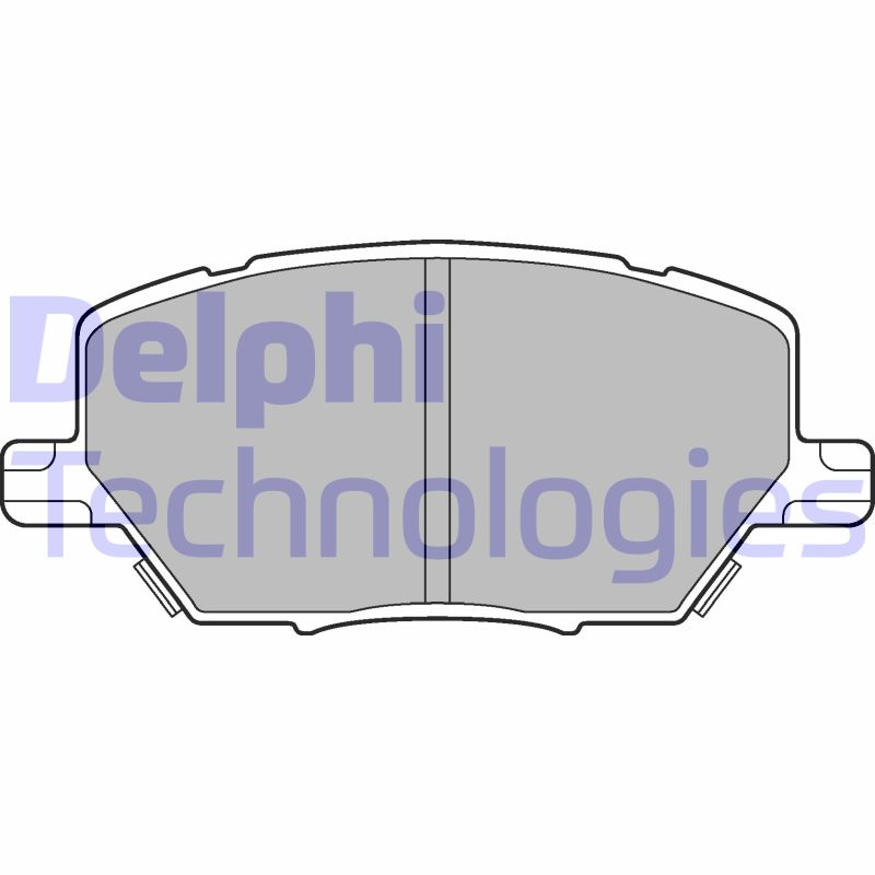 Set placute frana,frana disc LP3184 DELPHI