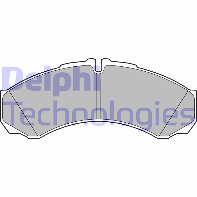 Set placute frana,frana disc LP3190 DELPHI