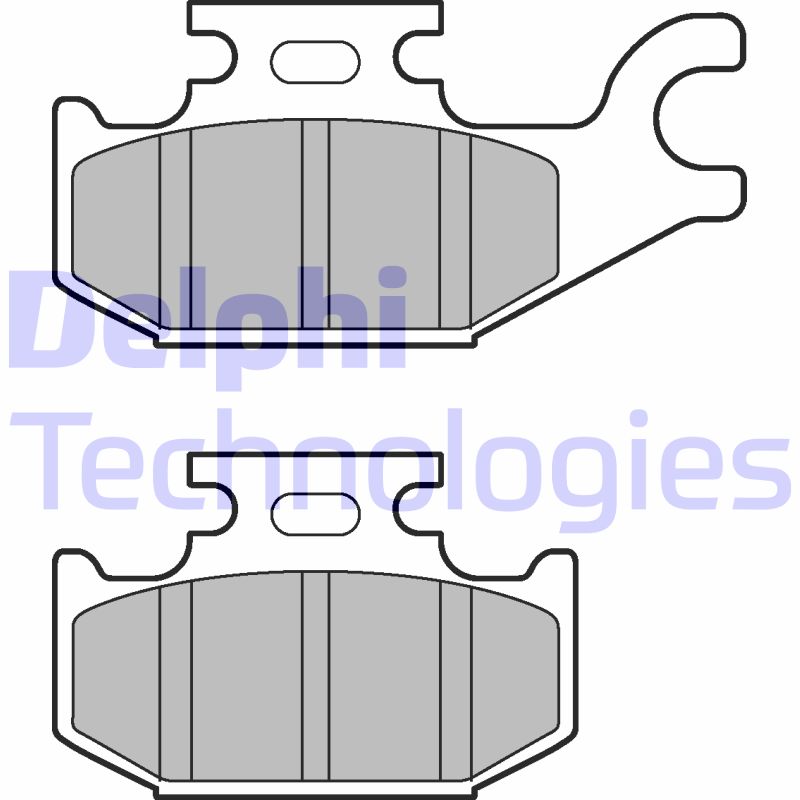 Set placute frana,frana disc LP3191 DELPHI