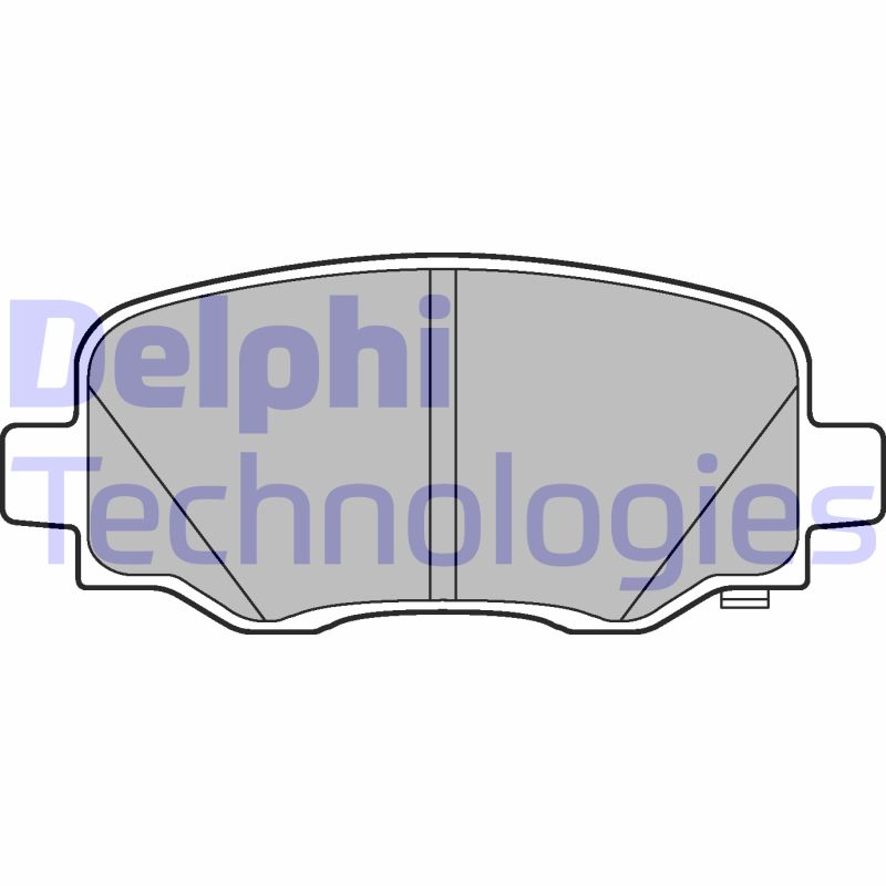 Set placute frana,frana disc LP3194 DELPHI