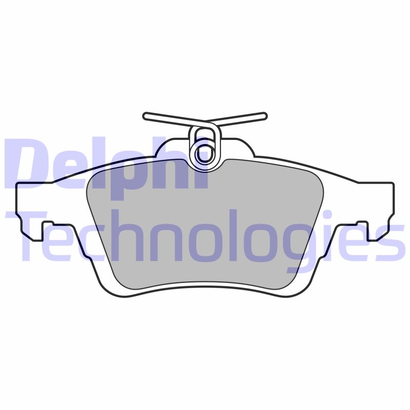 Set placute frana,frana disc LP3207 DELPHI