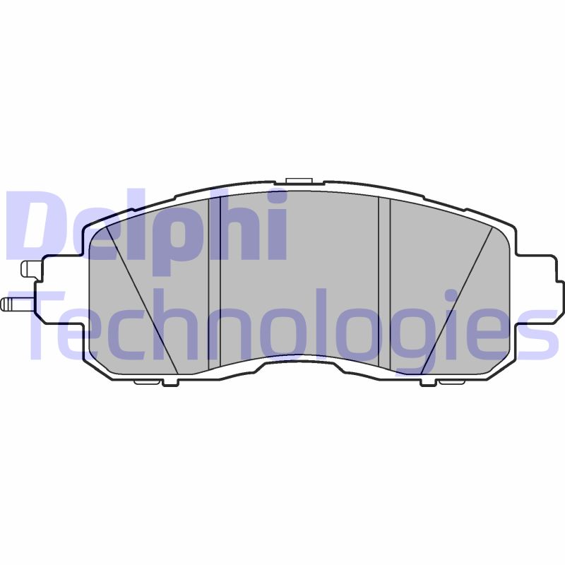 Set placute frana,frana disc LP3251 DELPHI