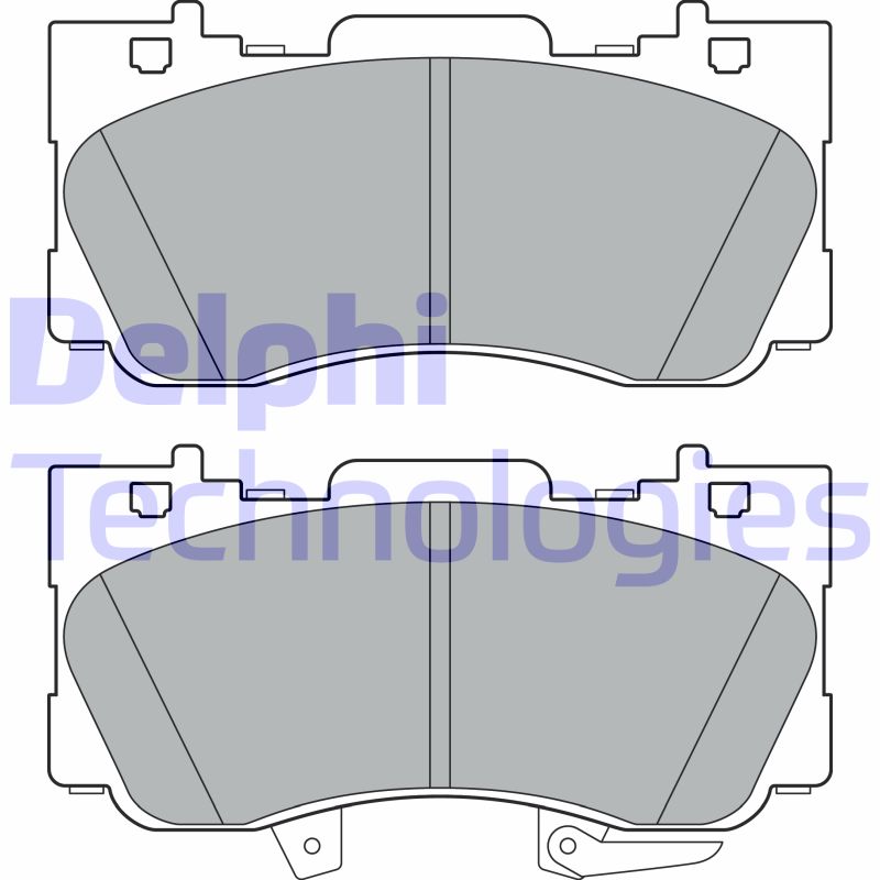 Set placute frana,frana disc LP3254 DELPHI