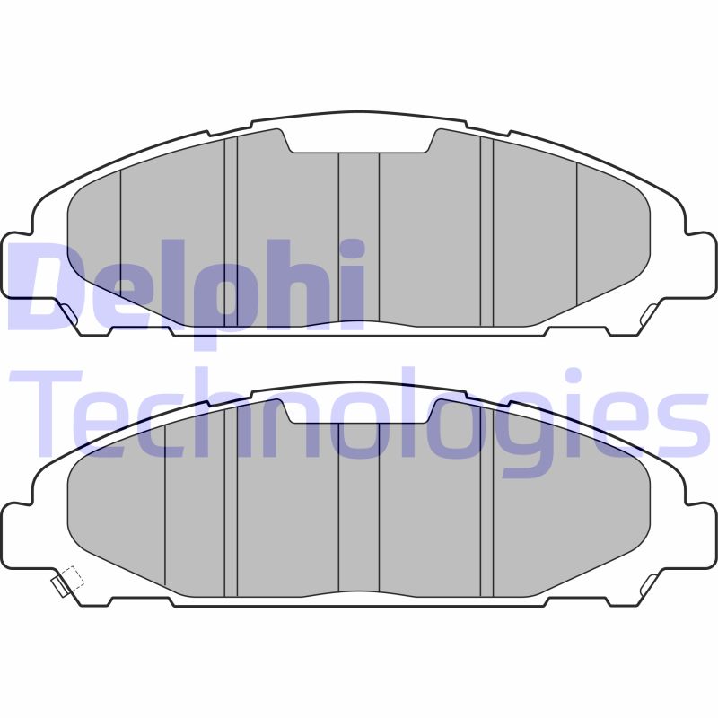 Set placute frana,frana disc LP3255 DELPHI