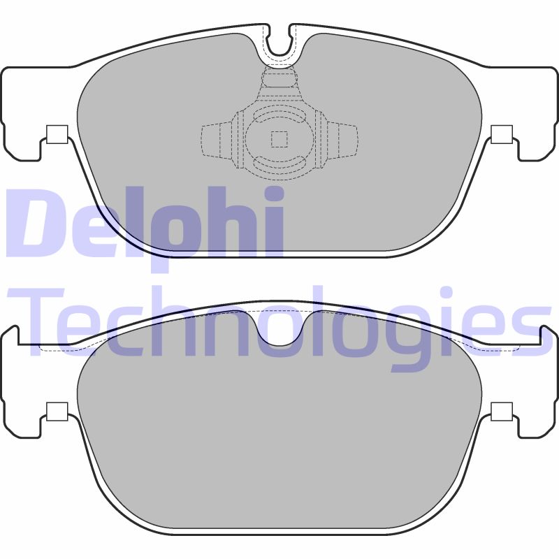 Set placute frana,frana disc LP3256 DELPHI