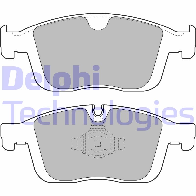 Set placute frana,frana disc LP3258 DELPHI