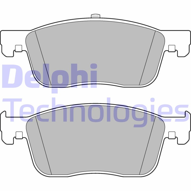 Set placute frana,frana disc LP3260 DELPHI