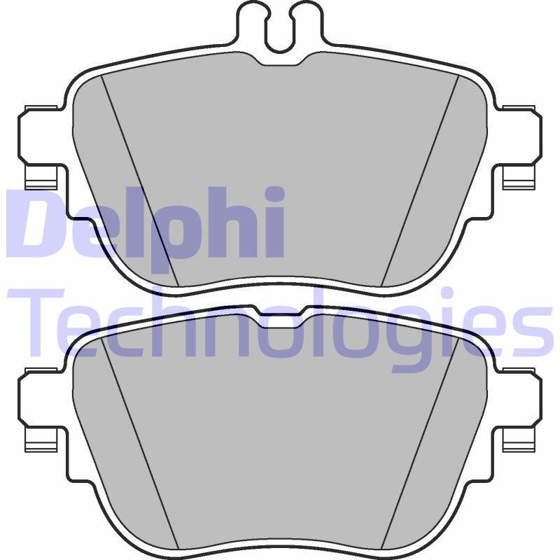 Set placute frana,frana disc LP3262 DELPHI