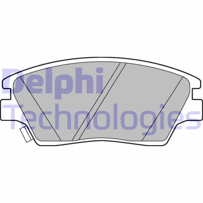 Set placute frana,frana disc LP3263 DELPHI