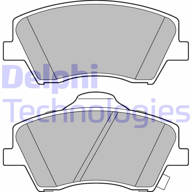 Set placute frana,frana disc LP3264 DELPHI