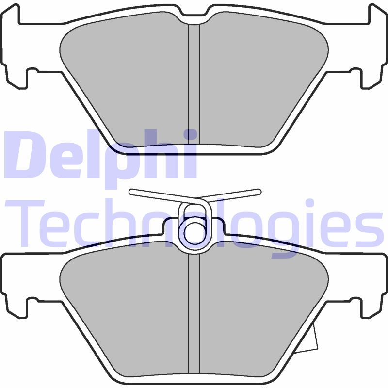 Set placute frana,frana disc LP3268 DELPHI