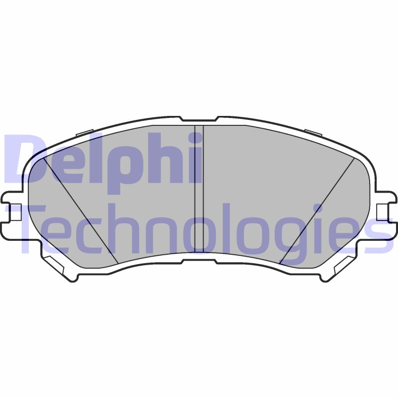 Set placute frana,frana disc LP3275 DELPHI