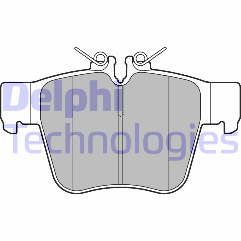 Set placute frana,frana disc LP3277 DELPHI