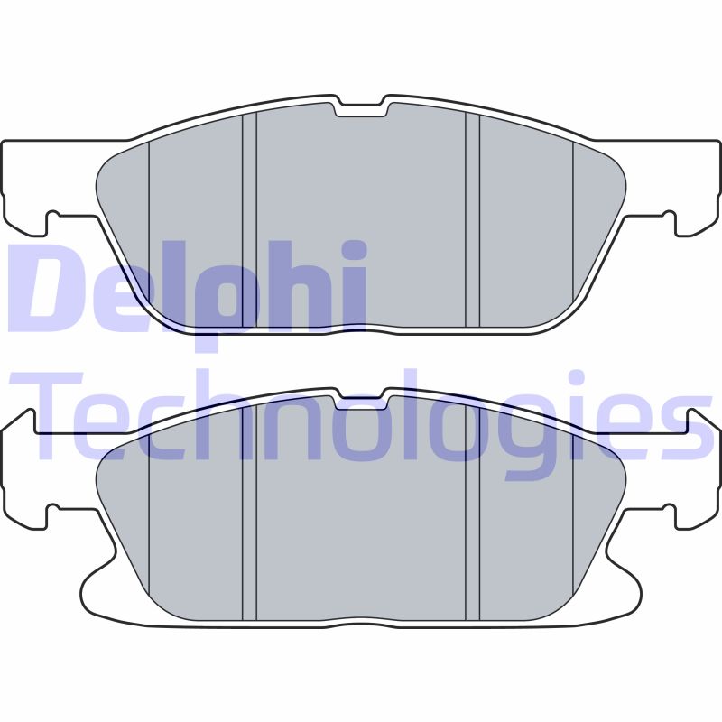 Set placute frana,frana disc LP3280 DELPHI