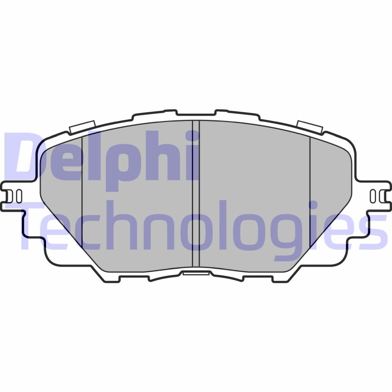 Set placute frana,frana disc LP3284 DELPHI