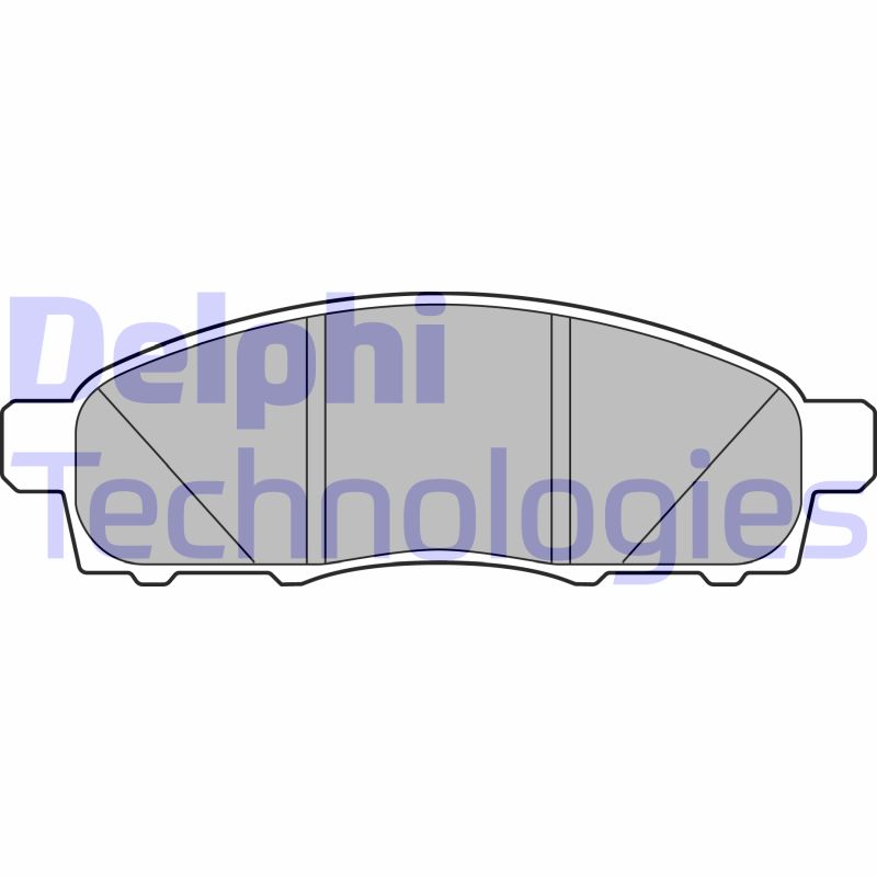 Set placute frana,frana disc LP3285 DELPHI