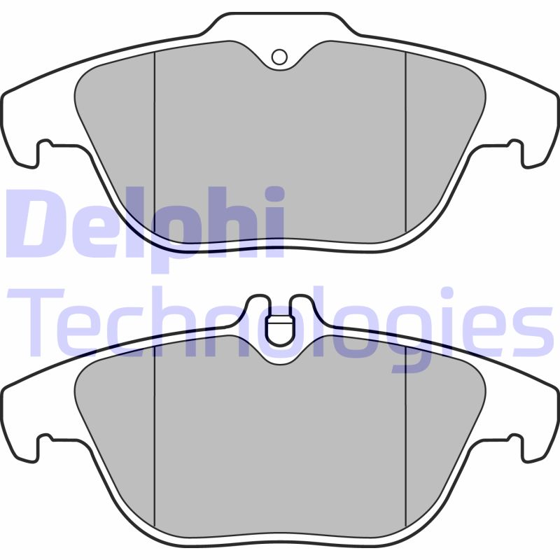 Set placute frana,frana disc LP3288 DELPHI