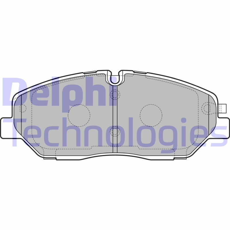 Set placute frana,frana disc LP3293 DELPHI