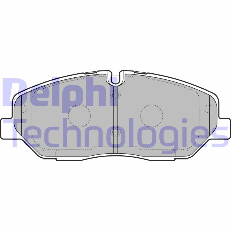 Set placute frana,frana disc LP3294 DELPHI