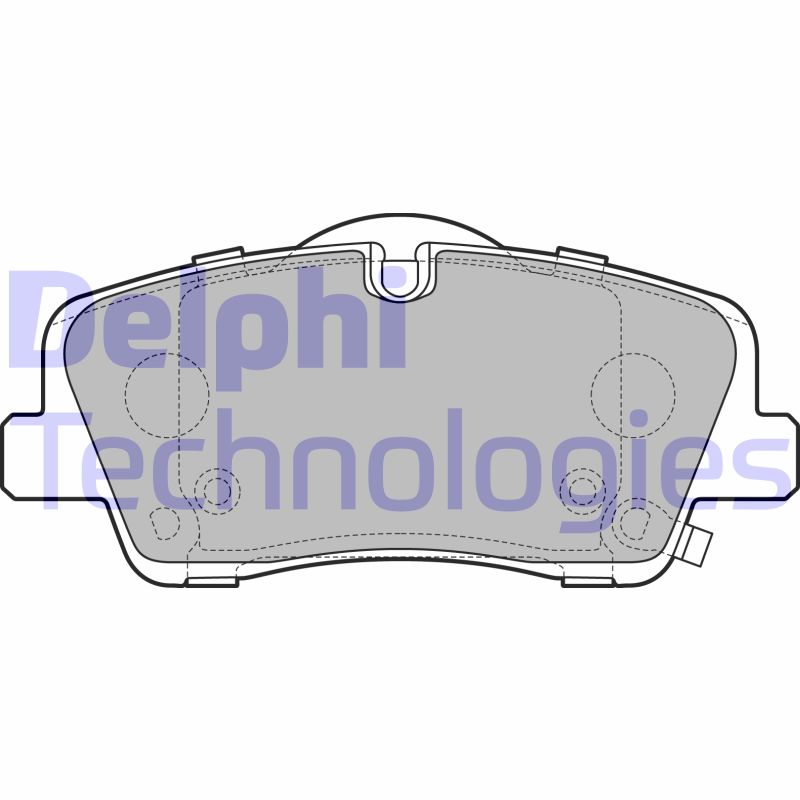 Set placute frana,frana disc LP3295 DELPHI