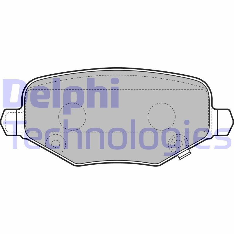 Set placute frana,frana disc LP3296 DELPHI