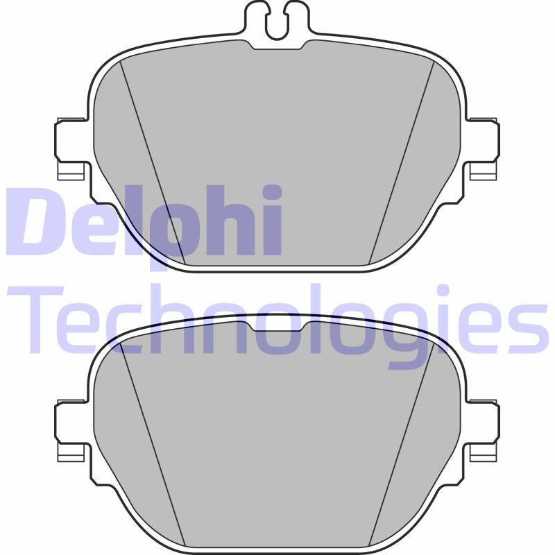 Set placute frana,frana disc LP3297 DELPHI