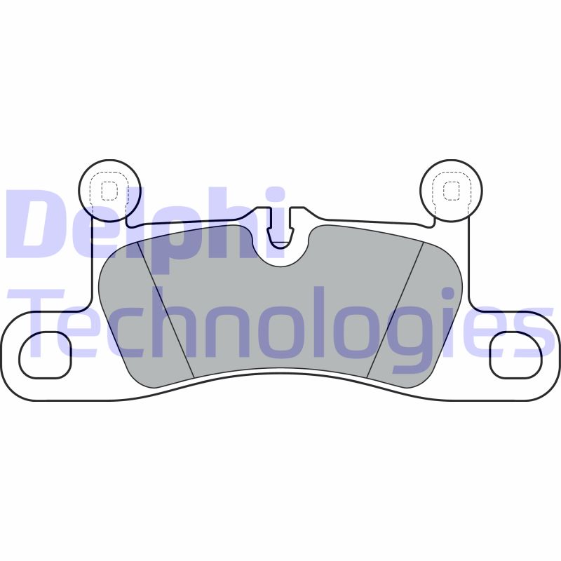 Set placute frana,frana disc LP3298 DELPHI