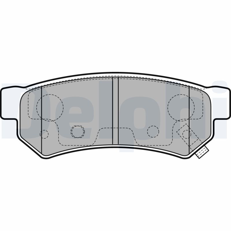 Set placute frana,frana disc LP3305 DELPHI