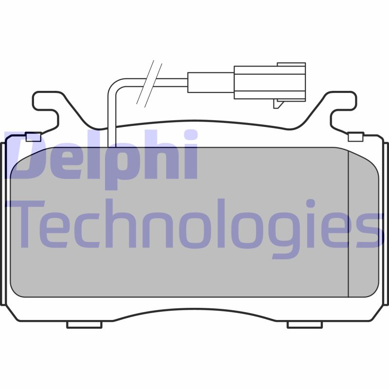 Set placute frana,frana disc LP3310 DELPHI