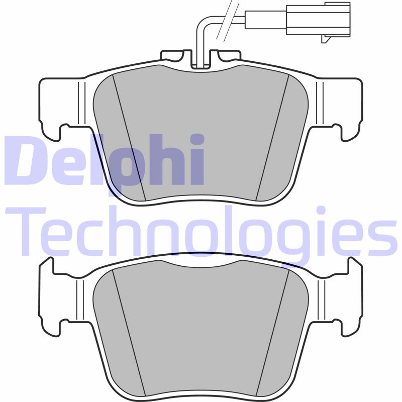 Set placute frana,frana disc LP3311 DELPHI