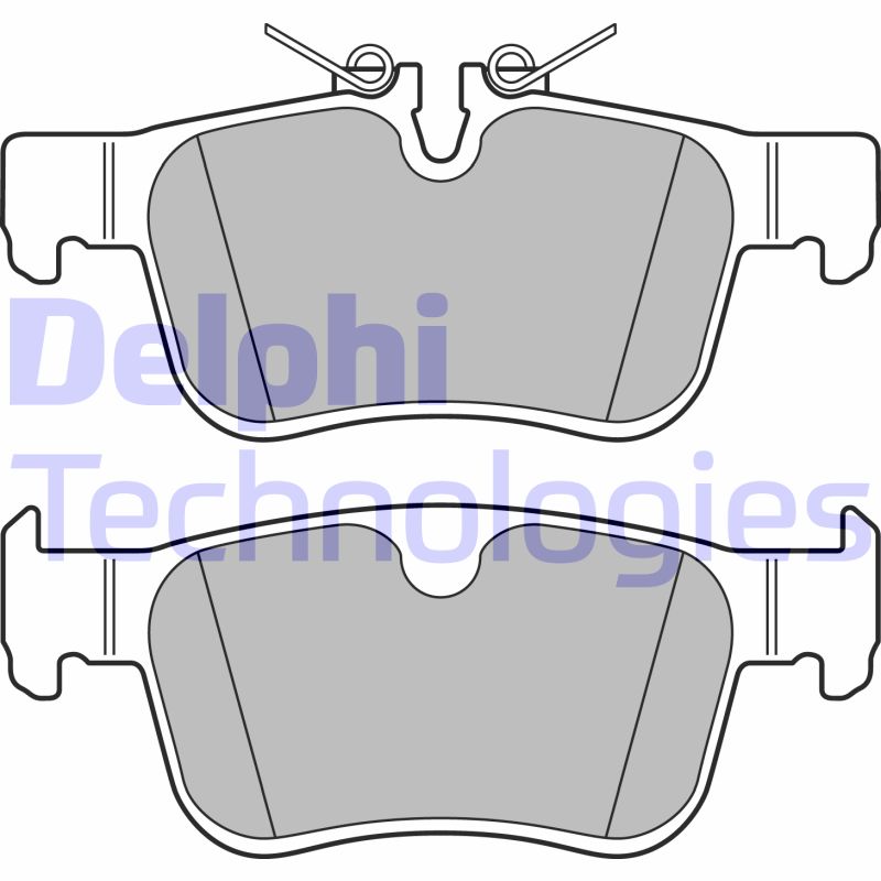 Set placute frana,frana disc LP3312 DELPHI