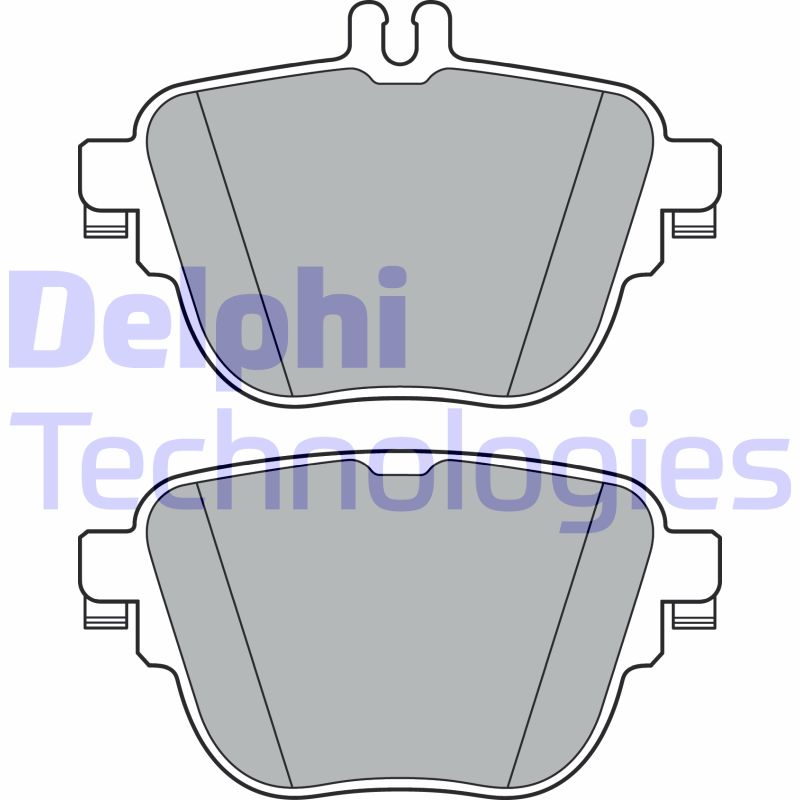 Set placute frana,frana disc LP3359 DELPHI