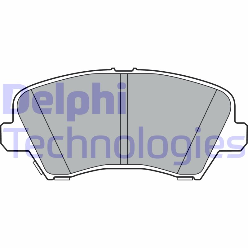 Set placute frana,frana disc LP3361 DELPHI